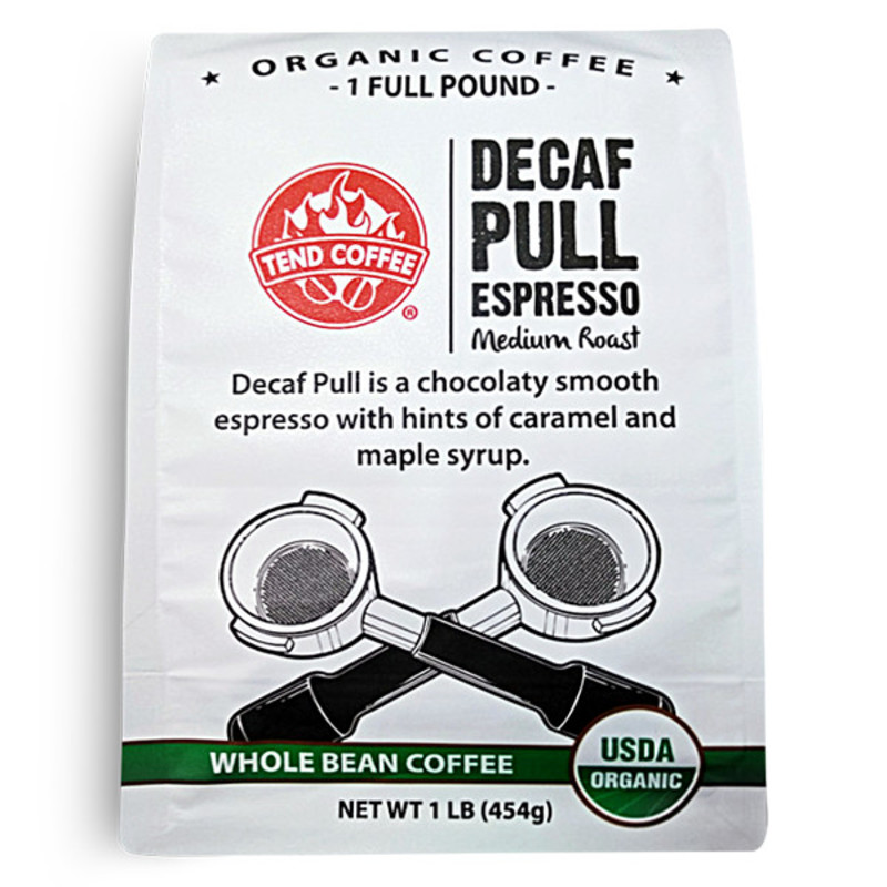 Decaf Pull Espresso Blend, Certified Organic, 16oz
